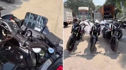 Bajaj Pulsar NS400Z With TFT Spotted At Dealership Ahead Of Launch