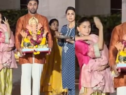 Alia Bhatt Nails Ganesh Visarjan Style In A Rs 19,000 Fuchsia Kurta And Farshi Salwar Set