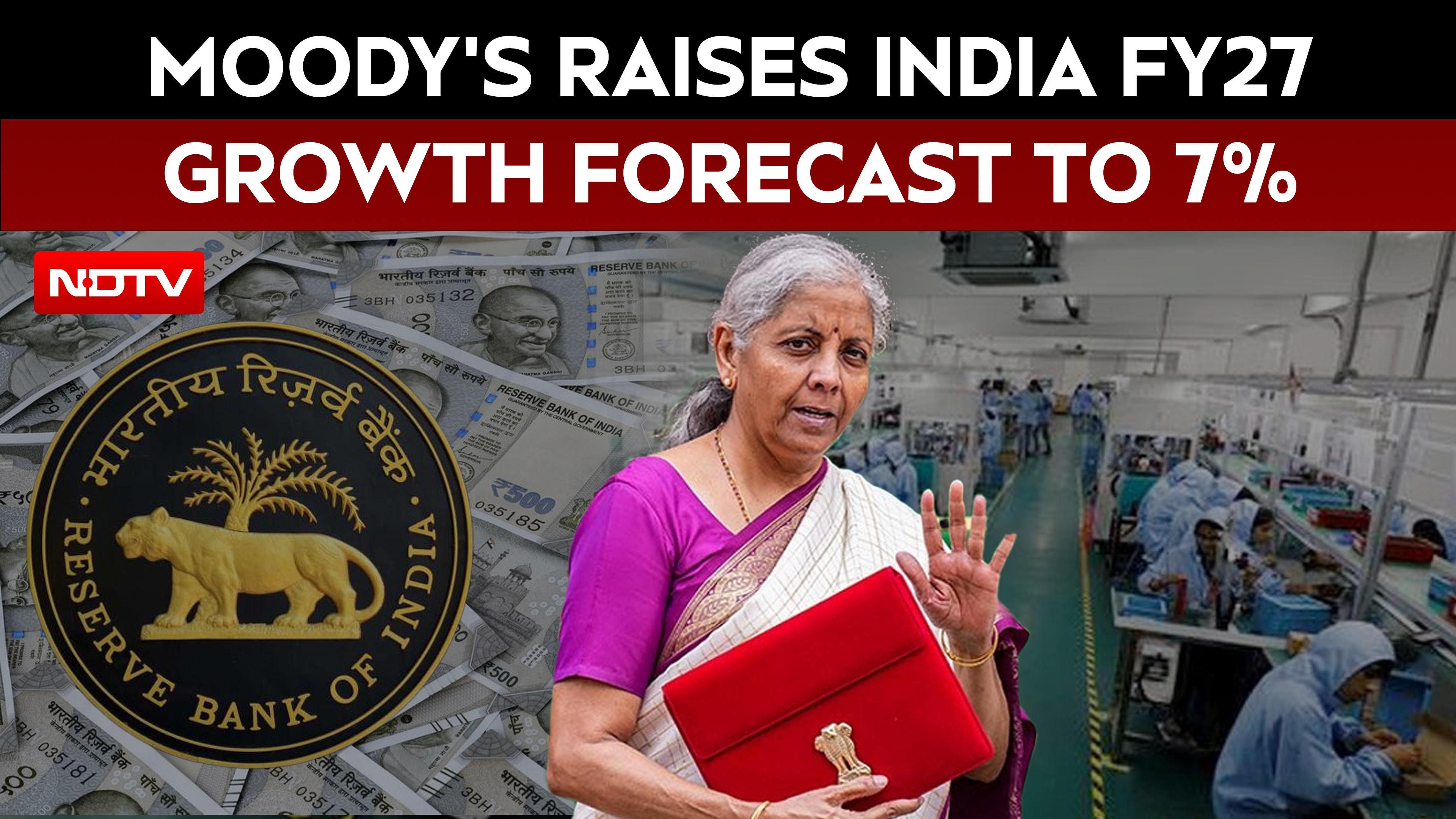 India GDP | Moody's Raises India FY27 Growth Forecast To 7%, Citing Economic Resilience