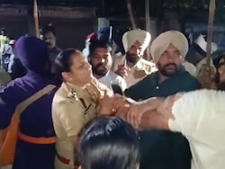 Nihang Group Assaults Woman Cop In Amritsar As She Saves Man From Them
