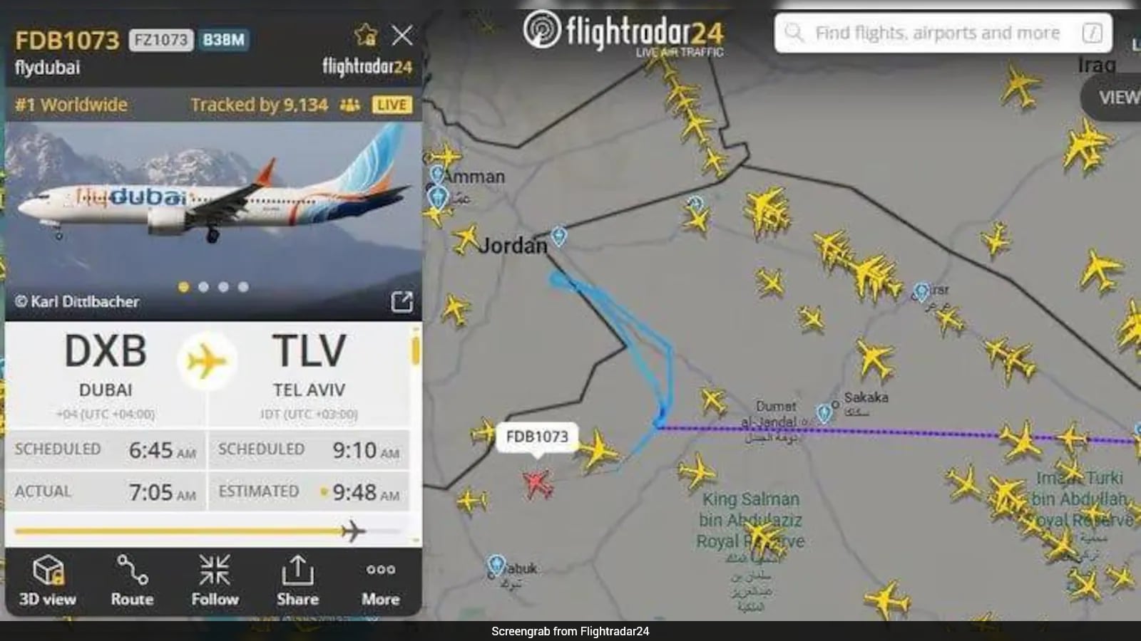 Flydubai Flight Diverts to Saudi Arabia After Emergency, Hijacking Ruled Out