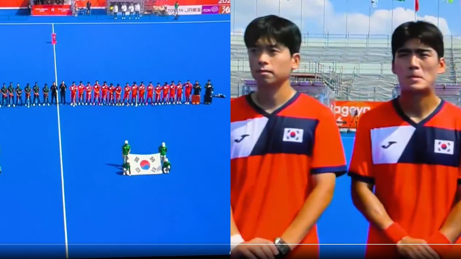 Asian Games organisers play North Korea anthem before South Korea hockey match