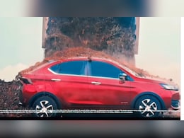 20 Tonnes Of Gravel & Rocks Dumped Over Tata Aeris, Here's How It Went: Watch