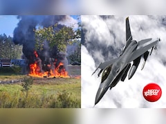 मिशिगन में F-16 फाइटर जेट क्रैश, ट्रेनिंग मिशन के दौरान पायलट घायल, ऐसे बची जान