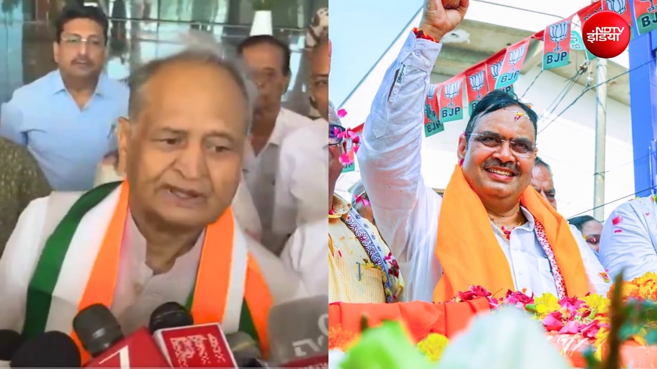 CM भजनलाल ने रोडशो में कांग्रेस पर किए हमले, गहलोत बोले- 'मुख्यमंत्री भले घूम लें, जनता माहौल बना चुकी है'