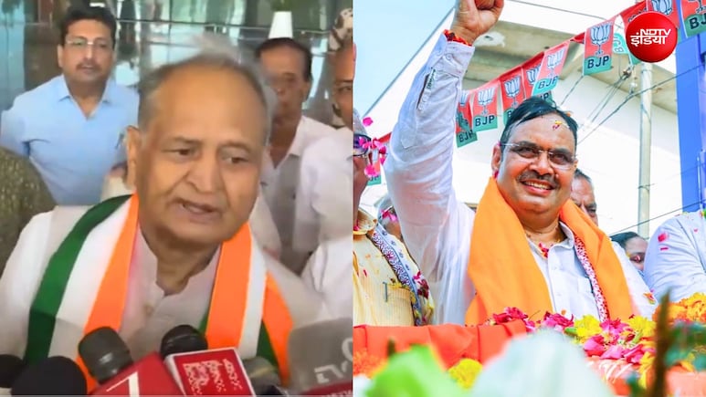 CM भजनलाल ने रोडशो में कांग्रेस पर किए हमले, गहलोत बोले- 'मुख्यमंत्री भले घूम लें, जनता माहौल बना चुकी है'