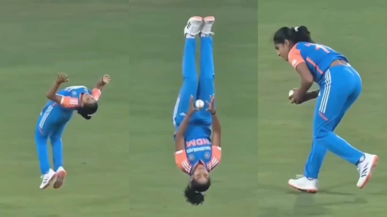 Viral video of Harmanpreet Kaur catch circulates online amid claims and clarifications
