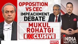 "No Basis For Impeachment": Mukul Rohatgi On CEC Removal Row