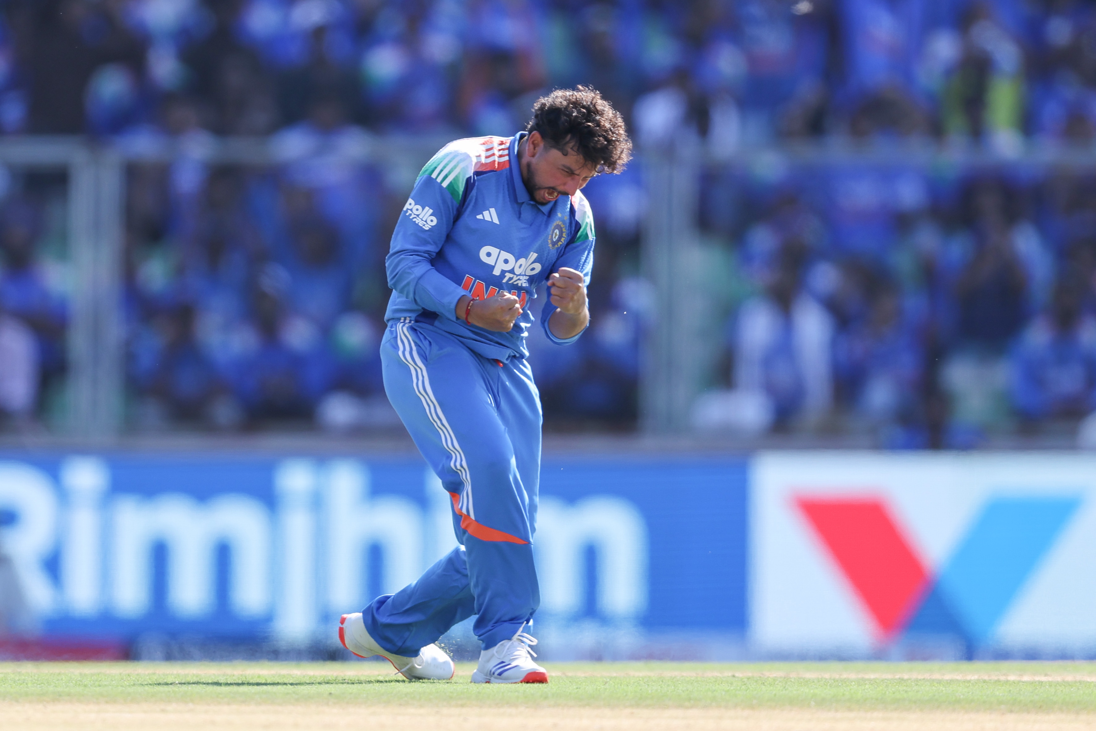 1st ODI LIVE: Kuldeep Spins Web, Scalps 4 Wickes; WI Star Slams Stunning 100