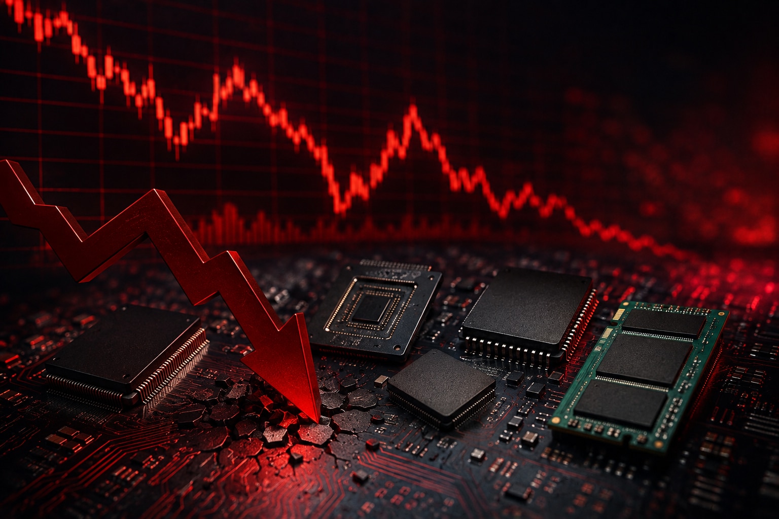 SanDisk, Micron, AMD, Nvidia, Intel, Others Plunge Pre-Market As Chip Stocks See-Saw