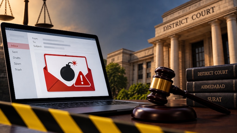 Ahmedabad, Surat Courts Receive Bomb Threat Emails, Searches Underway