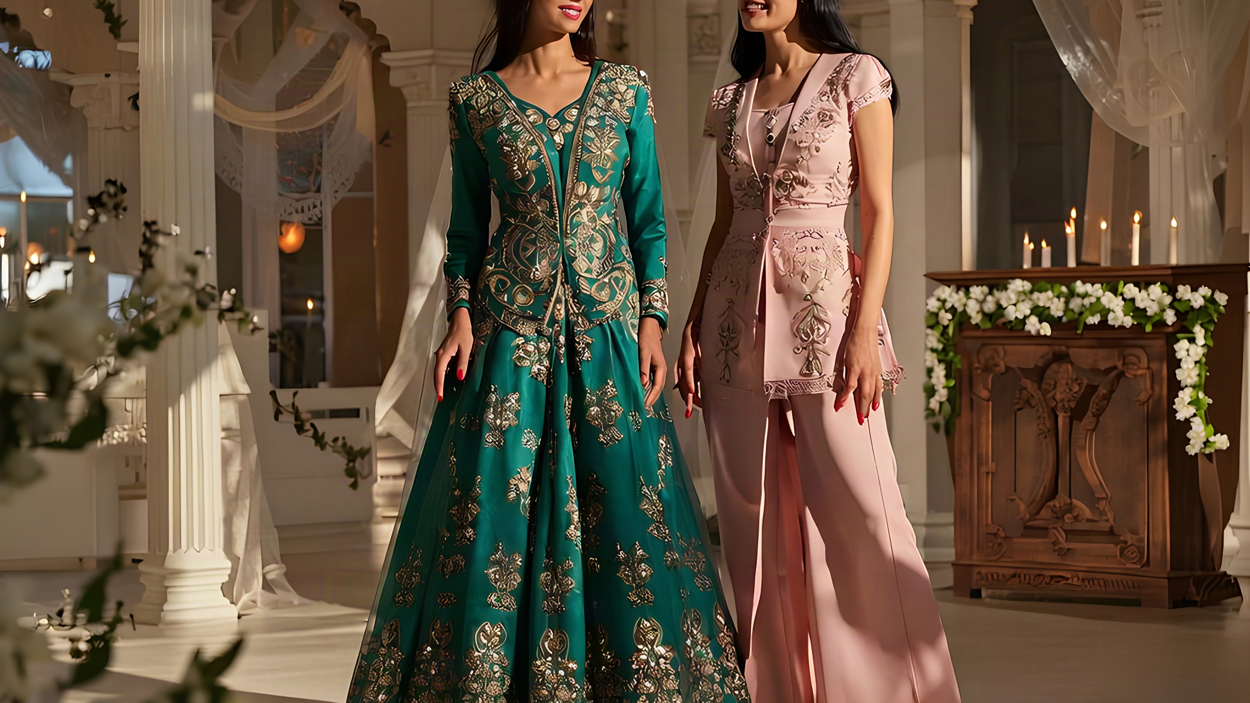 Know The Silhouette — Sharara Vs Palazzo Know The Silhouette — Sharara Vs Palazzo