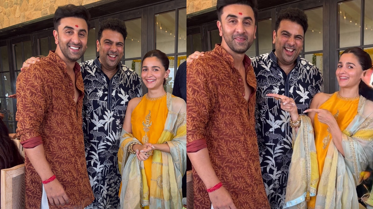 Alia Bhatt and Ranbir Kapoor share Ganesh Chaturthi photos online