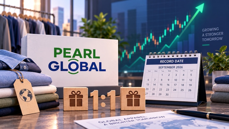 Bonus Shares Alert: Pearl Global Sets Record Date For 1:1 Issue; Stock Up 75% In A Year