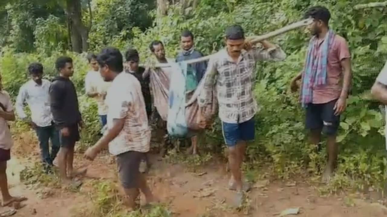 No Road For Ambulance: Sick Andhra Woman Carried 11 km On Cot