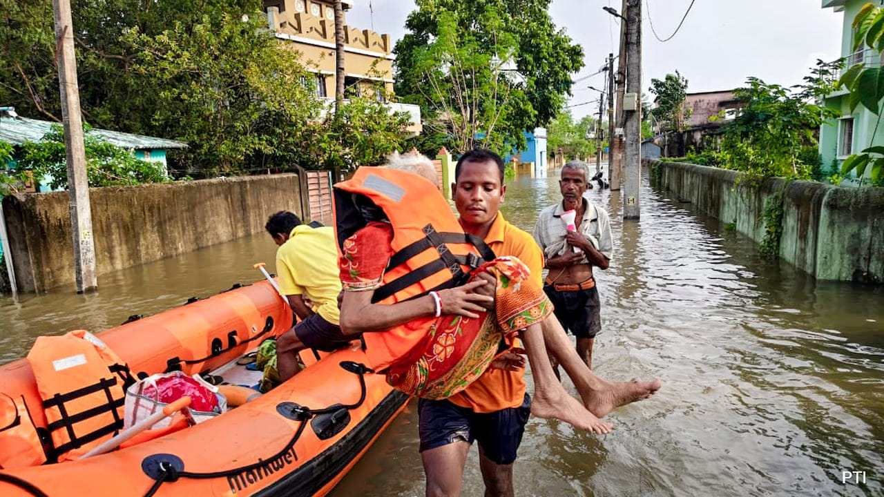 Over 70,000 Evacuated In Odisha As Rivers Swell Amid Heavy Rain, Flash Floods