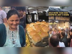 Video: Ahmedabad Stall Owner Sells 2,500 Vada Pav In Four Hours, Thanks Customers