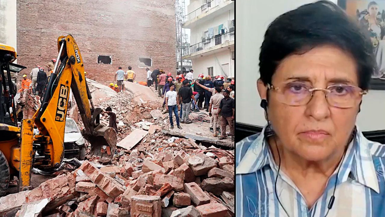 Kiran Bedi On Satya Niketan Building Collapse: 'Buck Stops With Elected Leaders'