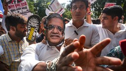 Water Cannons Used, Gaurav Gogoi Detained As Congress Holds Protests Against Gyanesh Kumar
