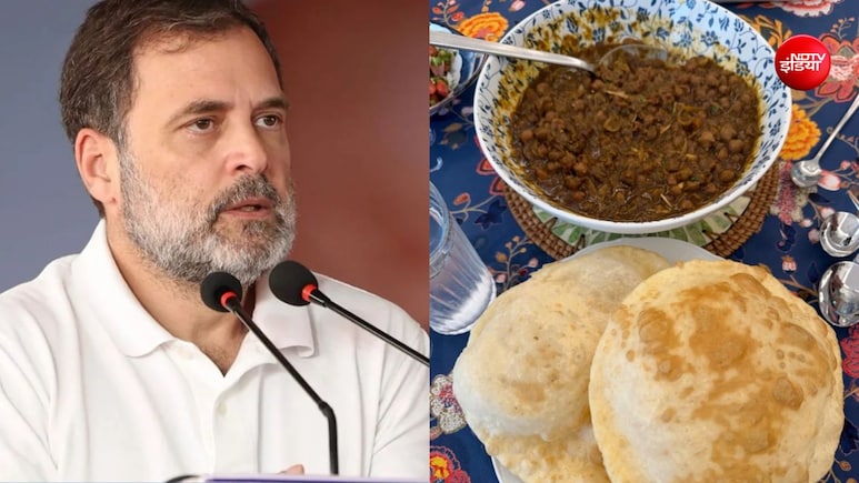 बहन प्रियंका गांधी के हाथ के छोले-भटूरे खाकर खुश हुए राहुल गांधी, सोशल मीडिया पर शेयर की तस्वीर