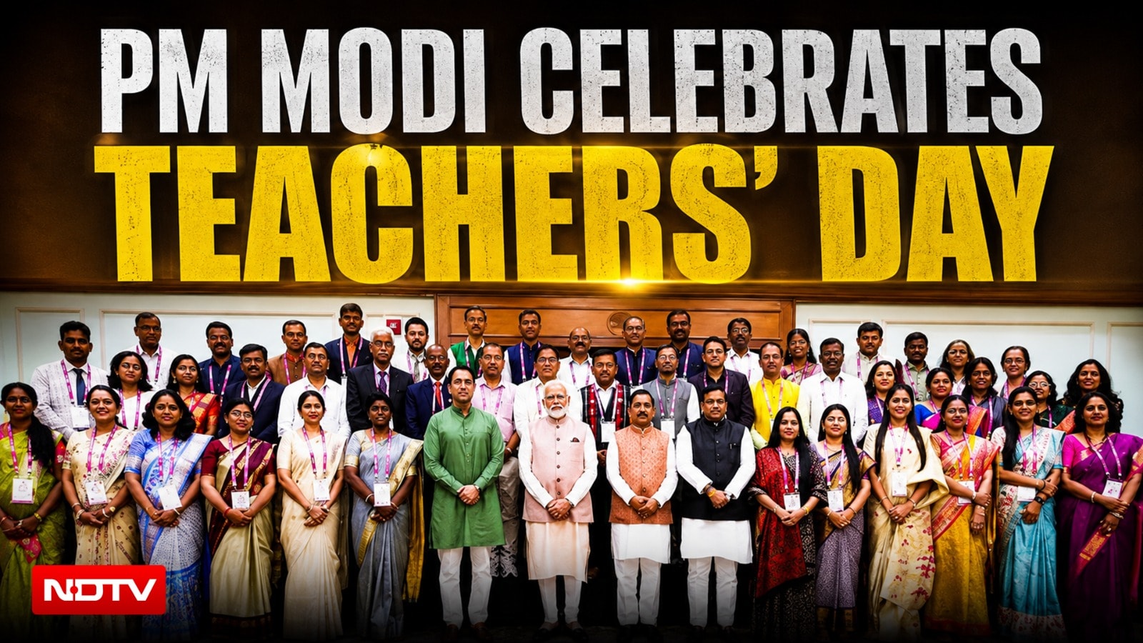 PM Modi Interacts With National Teachers' Award Winners On Teachers' Day