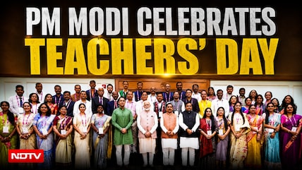 PM Modi Interacts With National Teachers' Award Winners On Teachers' Day