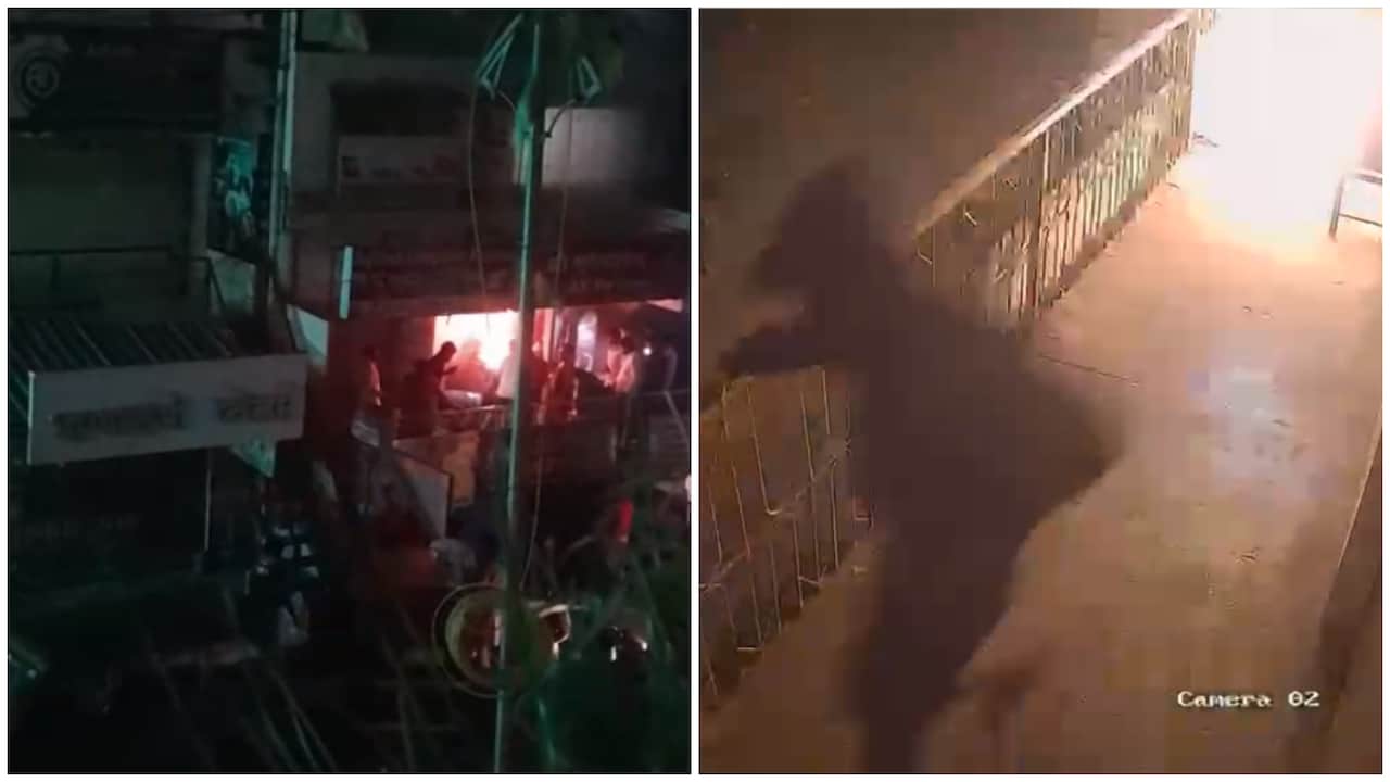 Caught On CCTV: Three Men Set Shop On Fire In Pune's Manjari, Blaze Sparks Panic