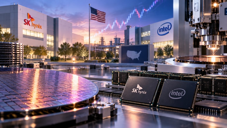 SK Hynix ADRs Race Over 3% Pre-Market On Talks With Intel For Memory Chips Manufacturing In US