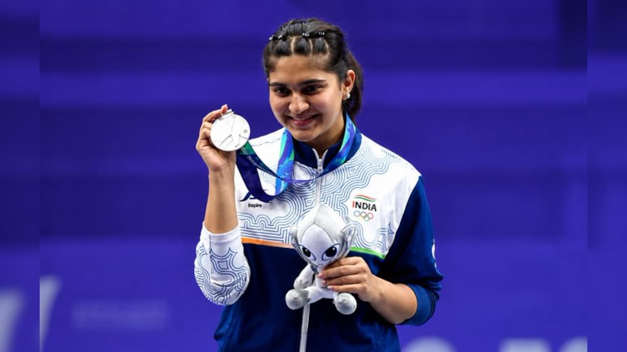 Esha Singh Secures Silver In Thrilling 25m Pistol Final At Asian Games