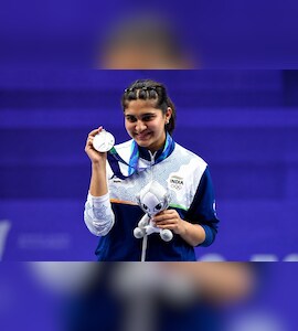 Esha Singh Secures Silver In Thrilling 25m Pistol Final At Asian Games