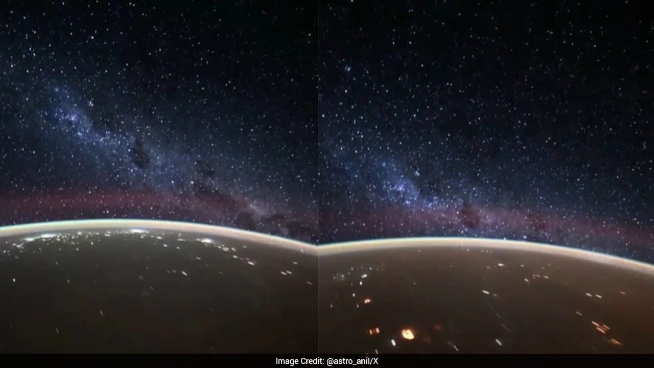 Astronaut Shares Timelapse Of Milky Way Glowing Alongside Storms