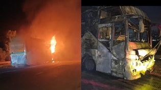 9 Killed, Many Injured As Tourist Bus Catches Fire In Greater Noida