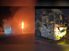 Greater Noida Tragedy: Nine Killed As Moving Bus Catches Fire On Yamuna-E Way