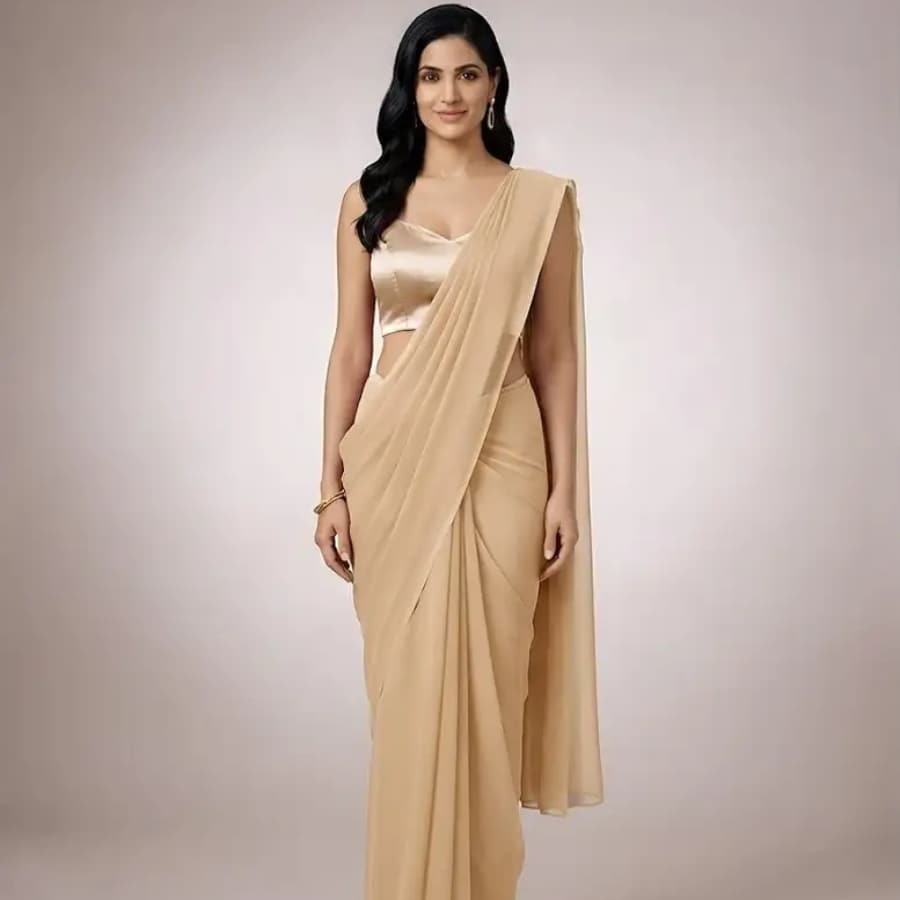 Click here to buy: VIVIA TRENDZ Plain Bollywood Lycra Blend Saree Click here to buy: VIVIA TRENDZ Plain Bollywood Lycra Blend Saree