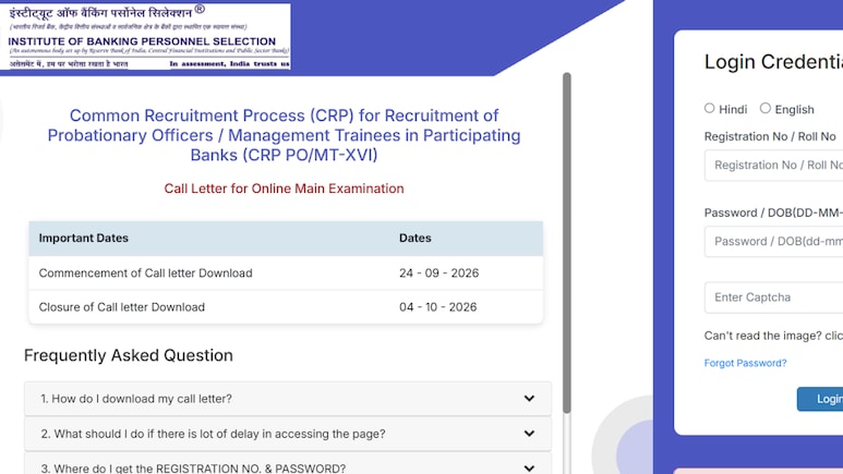 IBPS Probationary Officer Mains Admit Card 2026 Out: Check Steps To Download, Exam Pattern