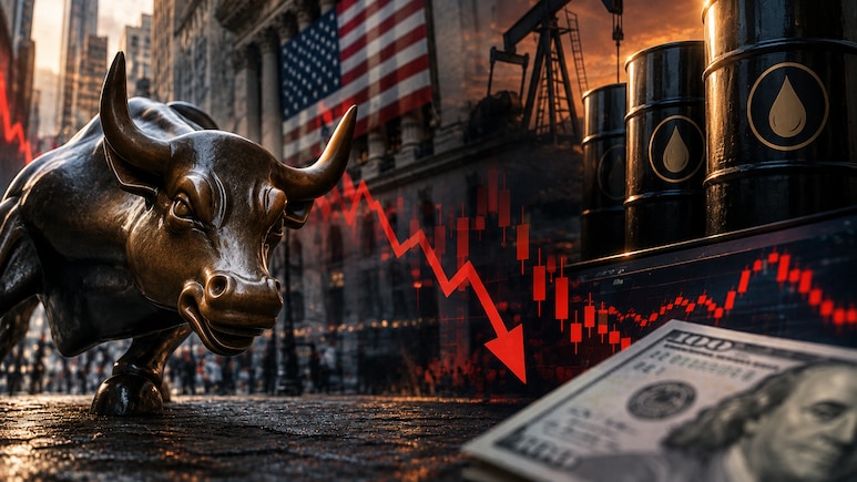 US Stock Market Today: Dow Plummets 300 Points; S&P 500, Nasdaq In Red As Surging Oil Adds To Fed Jitters