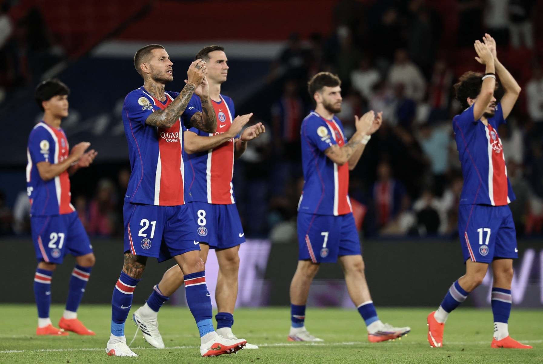 PSG begins Champions League title defense against Barcelona; Liverpool and Arsenal also play
