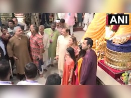 Karan Adani, Pranav Adani Offer Prayers At Iconic Mumbai Pandal On Ganesh Chaturthi