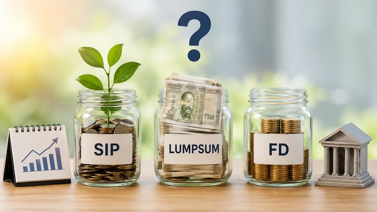 Have Rs 5 Lakh In Your Bank Account? SIP, Lumpsum Or FD-Where Should You Put It?