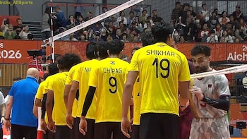 Asian Games 2026: India Stun Qatar 3-2 After Saving 9 Match Points, Enter Volleyball QFs