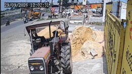 Video: Speeding Crane Runs Over Scooter, Rider Dies, Driver Flees From Spot