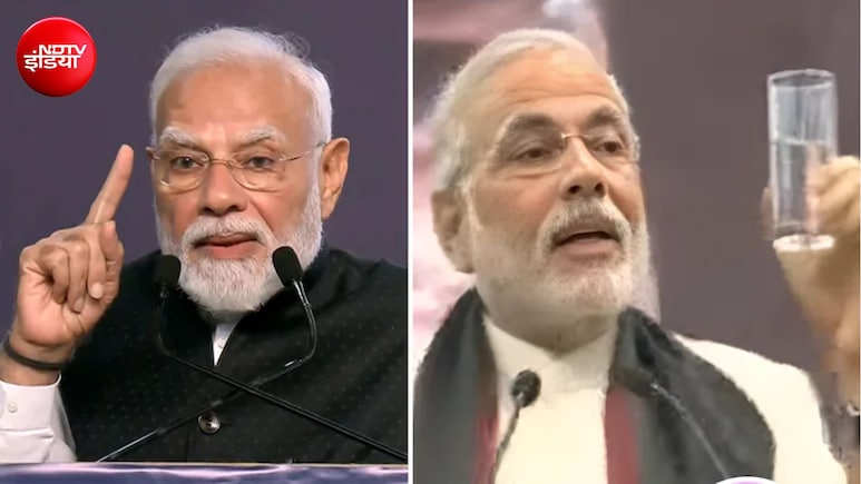 आधा खाली ग्लास देखने का तीसरा नजरिया... PM मोदी ने SRCC के मंच से फिर दोहराई 13 साल पुरानी बात