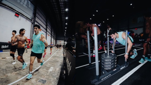 HYROX combines running with functional fitness exercises