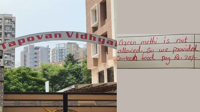 "Green Methi Not Allowed": Student Charged Rs 20 Over School Tiffin