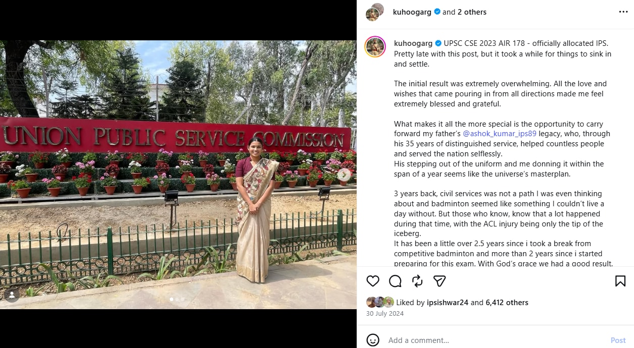 ips kuhoo garg success story ips kuhoo garg success story