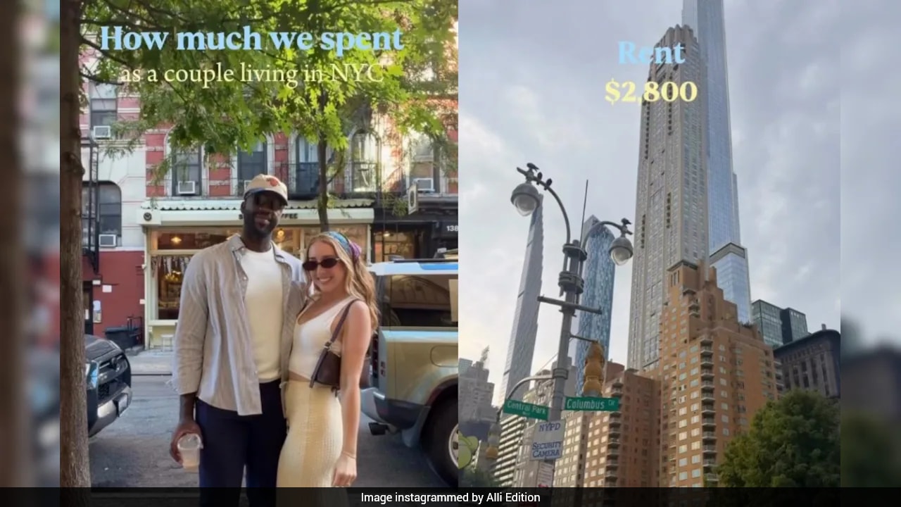 What It Costs To Live In New York: US Woman Reveals Couple's Rs 7.4 Lakh Monthly Expenses