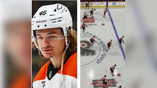 Philadelphia Flyers Players Tuck Jerseys During Warm-Ups In Support Of Trevor Zegras After NHL Penalty