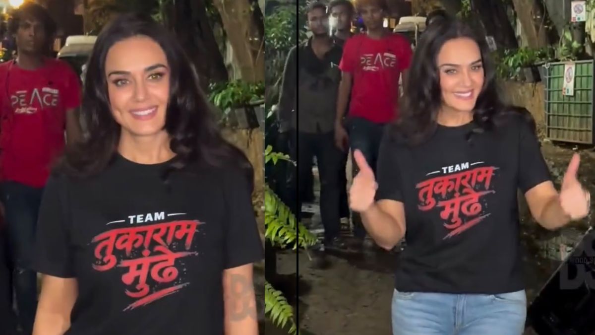Preity Zinta Declares She Is 'Team Tukaram Mundhe' With A Fashion Statement