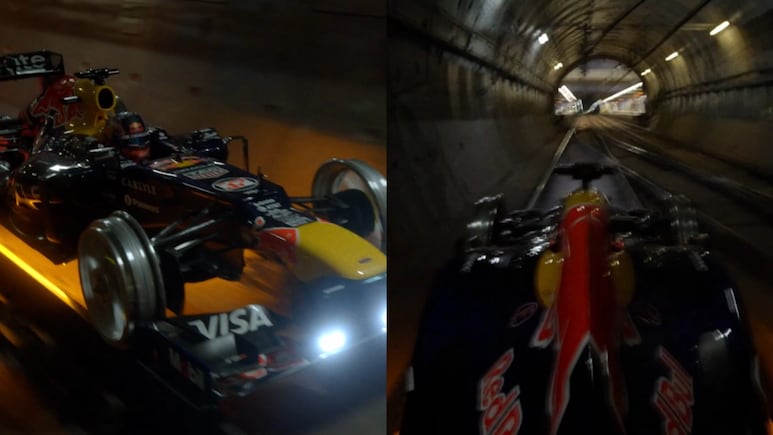 Red Bull Runs Sebastian Vettel's Title Winning RB8 F1 Car On Train Tracks: Watch