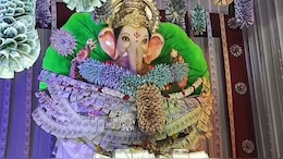 Ganesha Idol Decorated With Notes Worth Rs 1.93 Crore Draws Crowds In Telangana